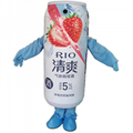 custom juice cans mascot costume maker