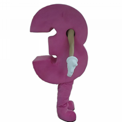 numbers mascot costume for adults to wear for sale