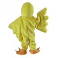 quality foam make yellow duck plush mascot costume