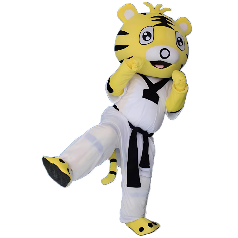 taekwondo tiger mascot adult Kung fu tiger costume