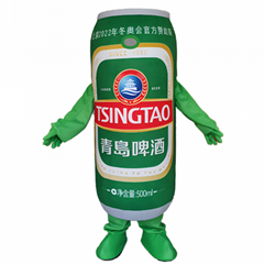 Beer Cans corportation school sports mascot costume Manufacturer