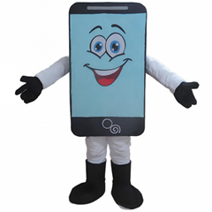 adult mobile phone mascot costume