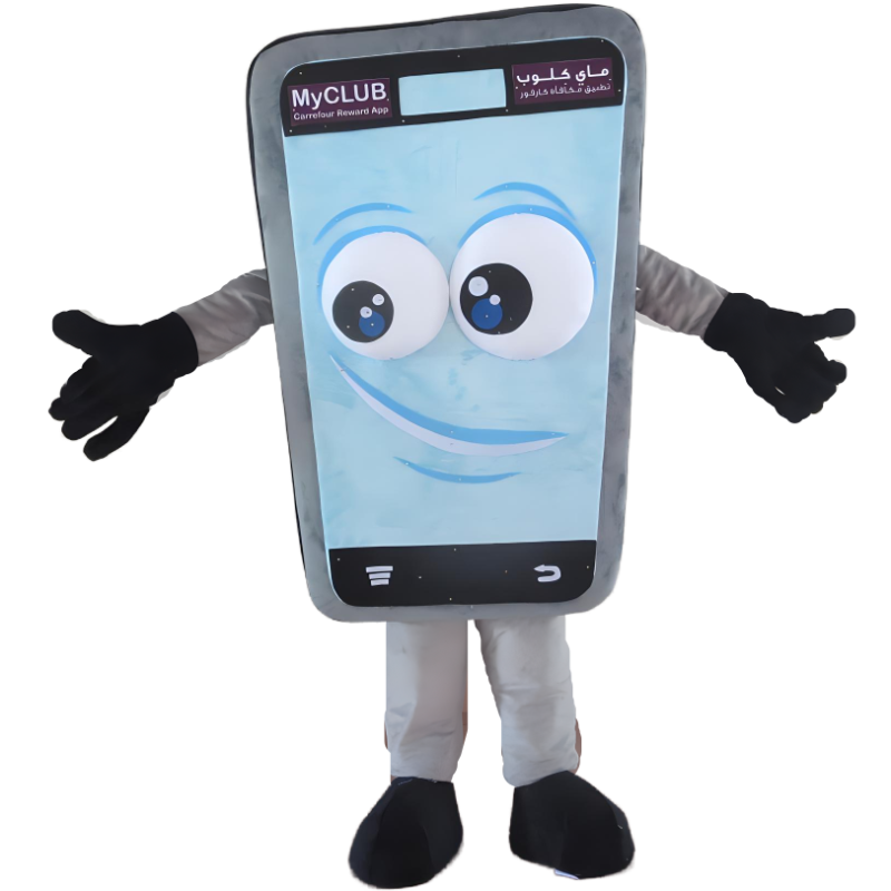 adult mobile phone mascot costume