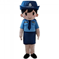 police mascot adult policeman mascot