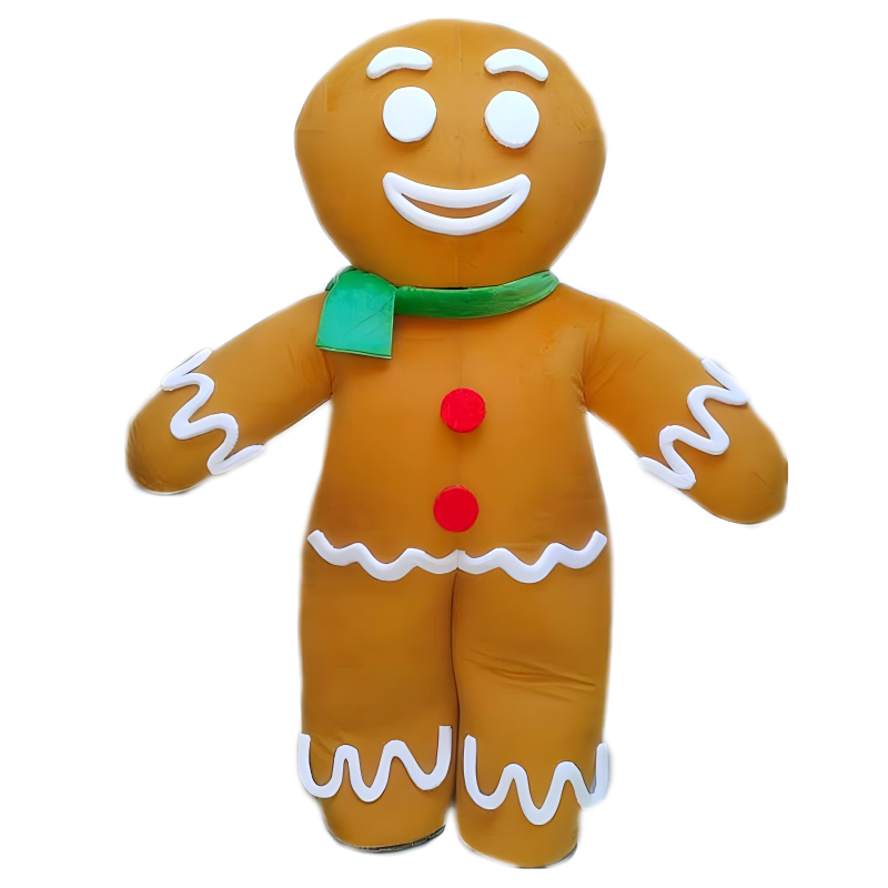 Gingerbread Man mascot costume Christamas mascots