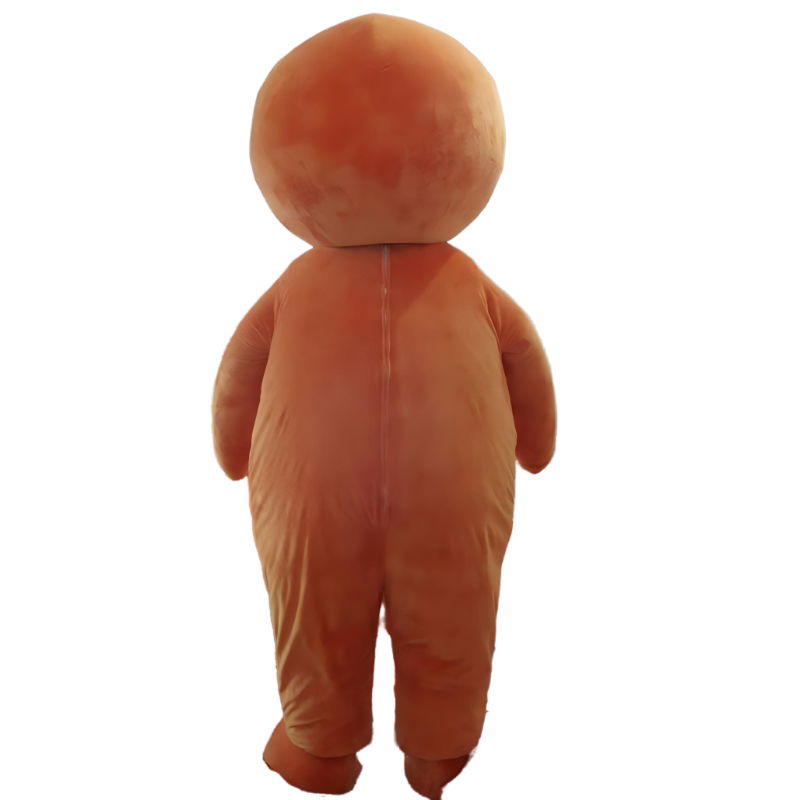 adult gingerbread man mascot costume for Christmas 3