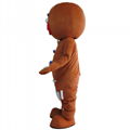 adult Gingerbread Man mascot costume for Christmas