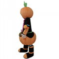 adult pumpkin mascot costume for halloween