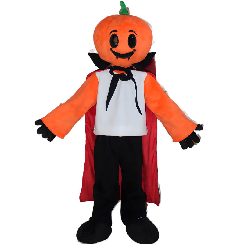 Halloween evil pumpkin mascot costume for adults