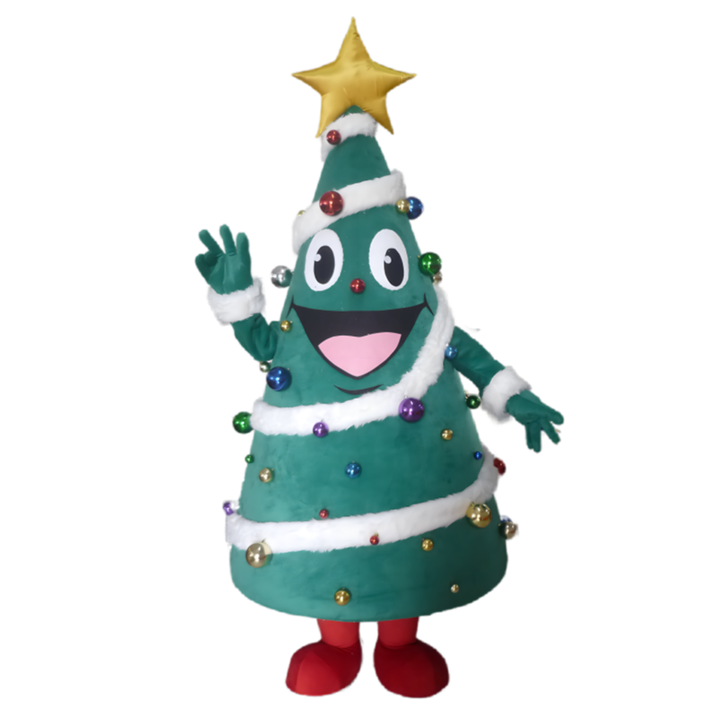 adult Christmas Tree mascot costume