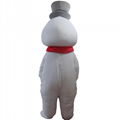  frosty the snowman mascot costume