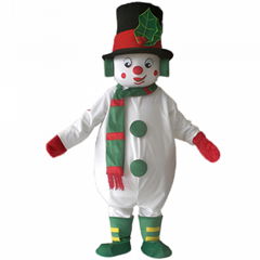 adult Christmas snowman mascot costume