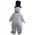 adult snowman mascot costume 4