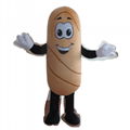 adult Baguette bread mascot costumes