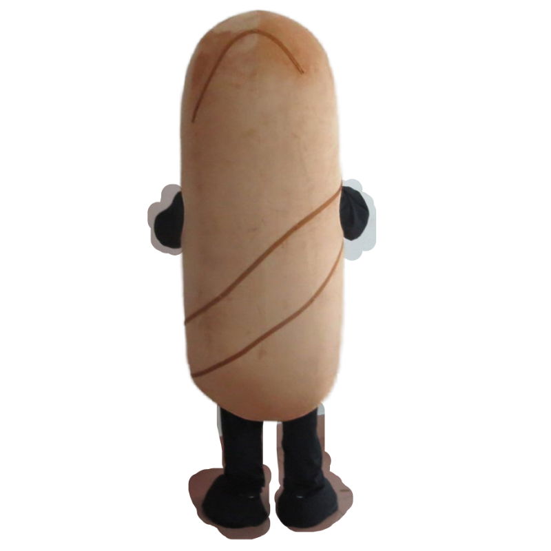 adult Baguette bread mascot costumes 3