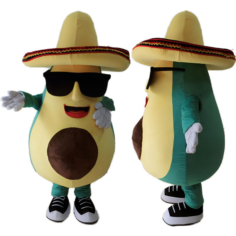 adult avocado mascot costume