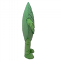 adult green Leaves mascot leaf mascot costume
