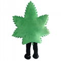 adult Maple Leaf mascot costume 3