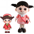 cartoon little girl mascot costume for