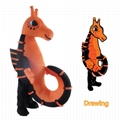 Customized high quality seahorse mascot