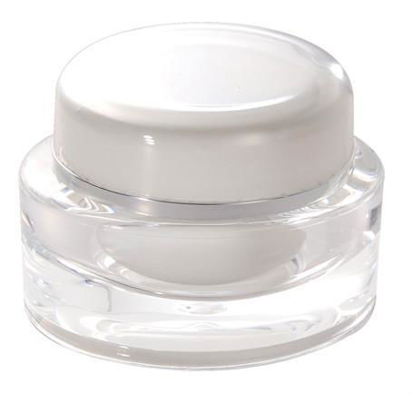 30g oval clear acrylic cosmetic  jar 