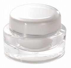 30g oval clear acrylic cosmetic  jar 