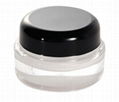 30g oval clear acrylic cosmetic  jar  4