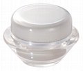 Hot model 15ml dishware acrylic  eye cream jar 