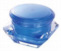 Acrylic 50g diamond cosmetic jar 