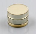 50g  round gold cream plastic jar ,cosmetic container for skin care 