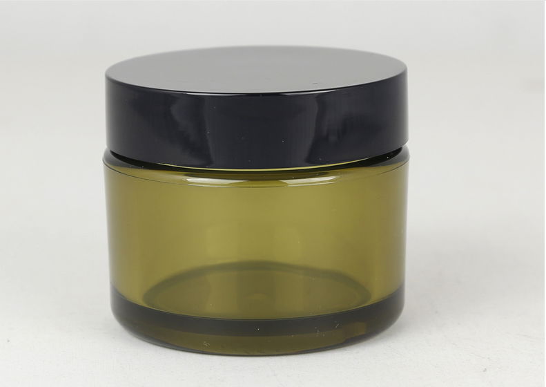 Transparent AS,PETG round 50g cream jar  4