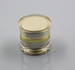 50ml gold acrylic  cosmetics plastic  container for night cream