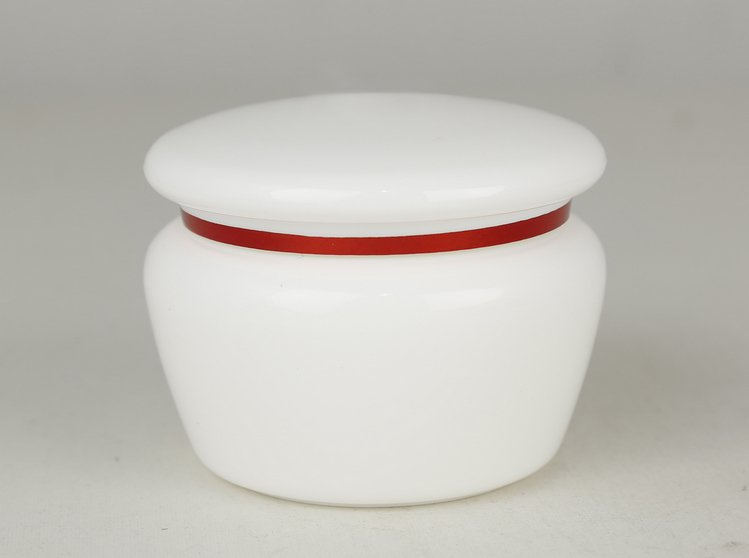 Plastic 50g white PP jar for  day cream