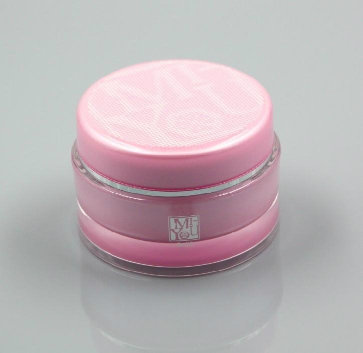 Cosmetic round face mask cream acrylic 100ml jar