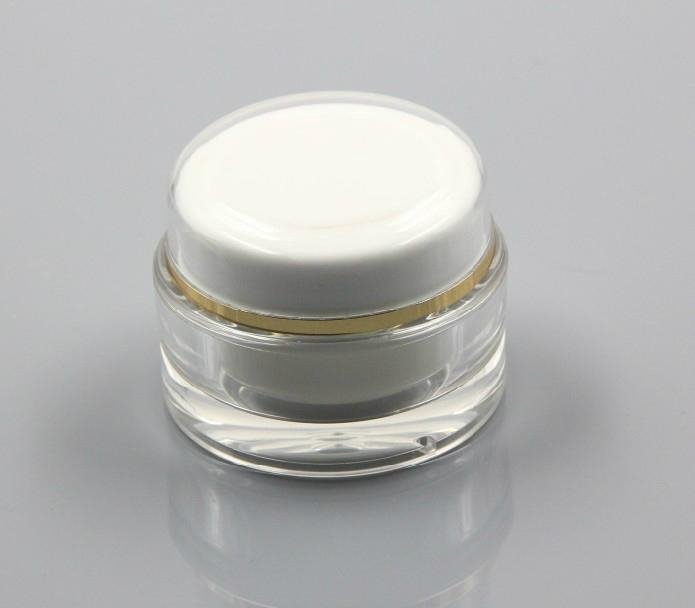 Cosmetic round face mask cream acrylic 100ml jar 2
