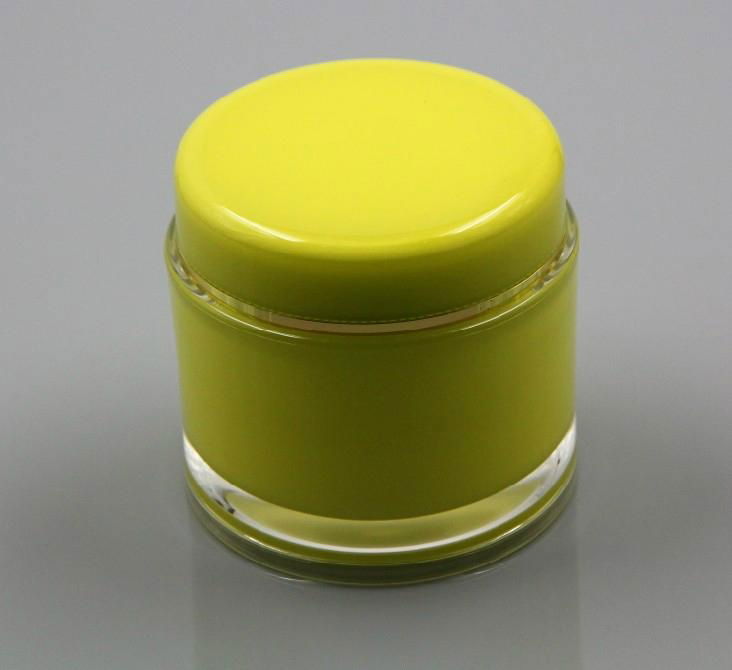 Cosmetic round face mask cream acrylic 100ml jar 5