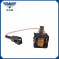 Car and motorcycle headlight dimmer solenoid lens