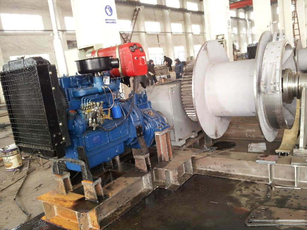 Diesel Engine Driven Winch/Marine Winch