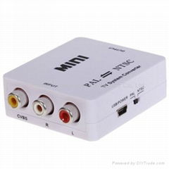 Mini TV System Converter PAL to NTSC or NTSC to PAL