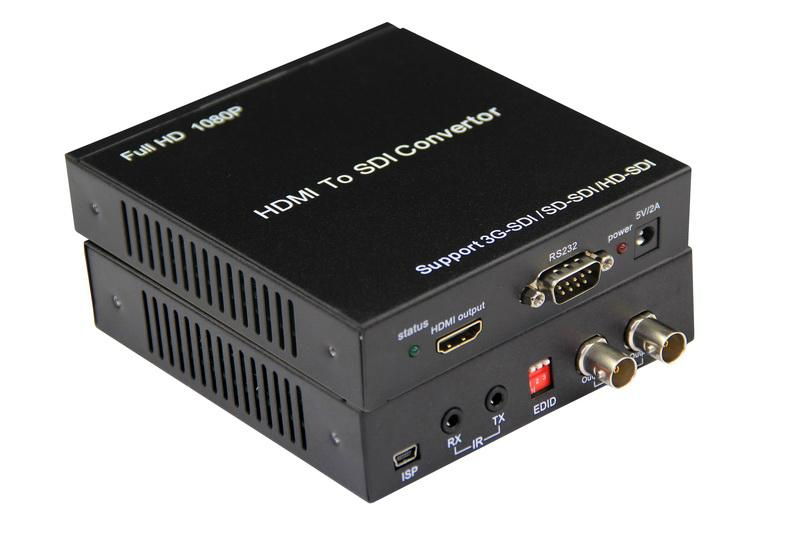 HDMI to SDI Converter supports 3G/SD/HD-SDI and 1080P 2