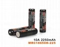 Top class e-cigarette battery Vamo/k100/SVD/KTS mod  IMR18650 2250mAh battery  1