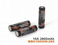 Panasonic 10A 18650 2900mAh High Drain battery with Flat top big mod battery 