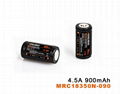 5C 4.5A 900mah 18350 Rechargeable battery