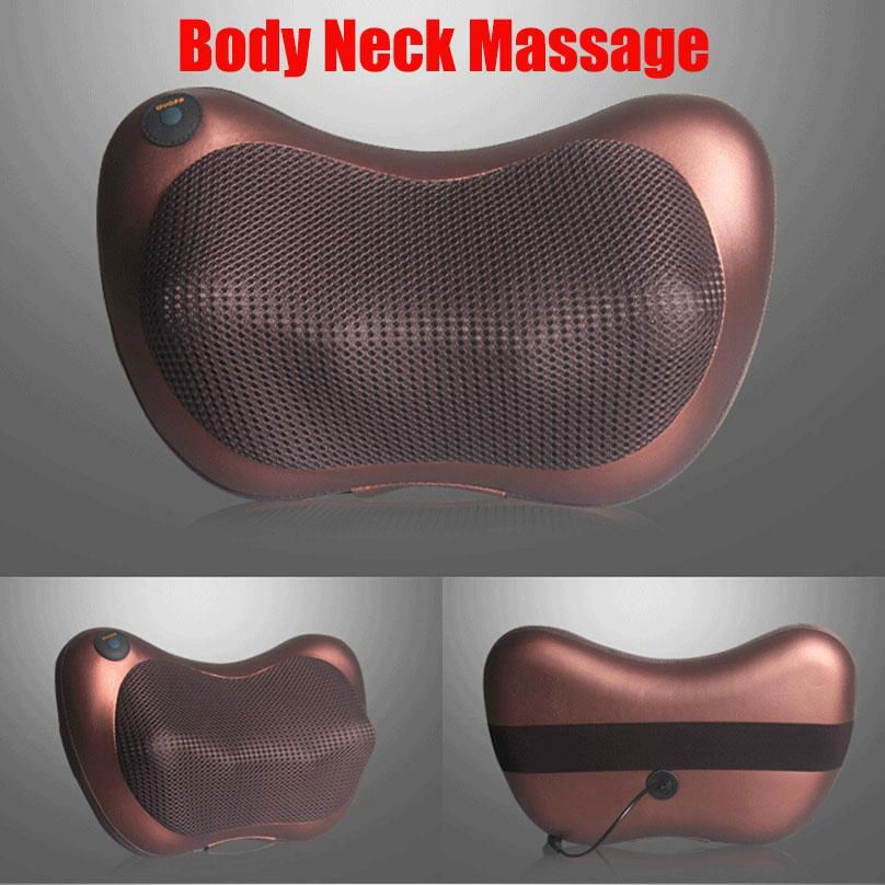 Home Car Dual-use Massage Pillow Cervical Lumbar Leg  Heating Body Massager 5
