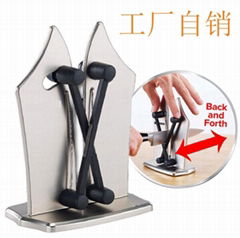 跨境新款TV 小型家用手动磨刀器 Bavarian Edge Knife Sharpener