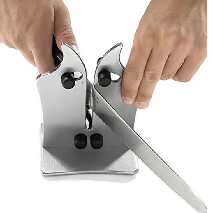 跨境新款TV 小型家用手动磨刀器 Bavarian Edge Knife Sharpener 3