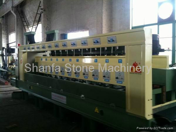 12head automatic stone grinding machine 