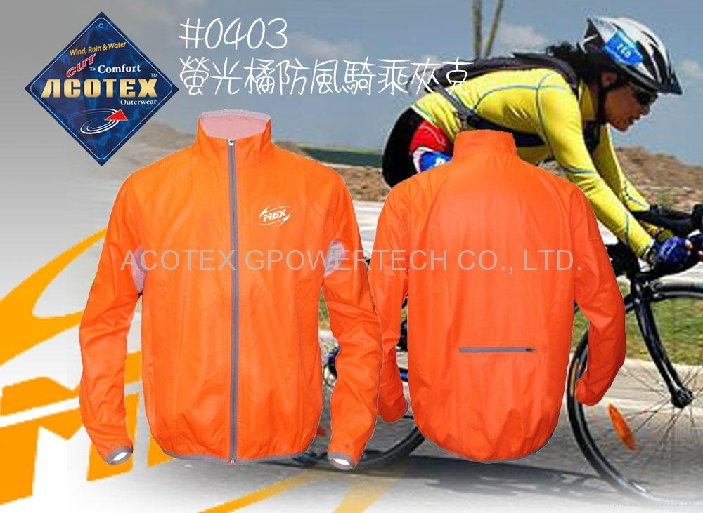 #0403 高安全度萤光户外骑乘风衣 3
