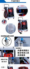 Dust-free dry grinding machine