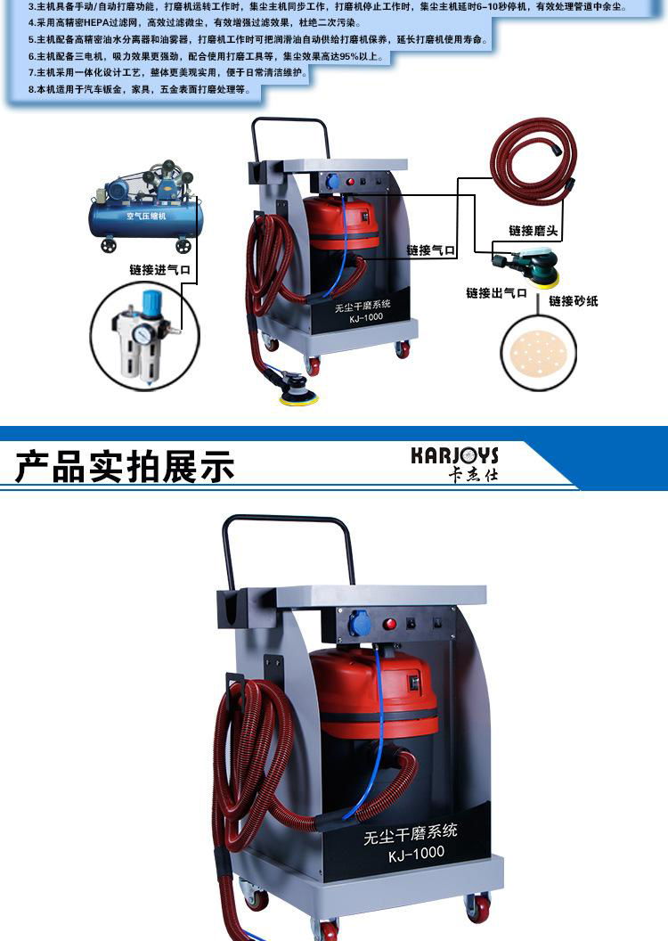 Dust-free dry grinding machine 2